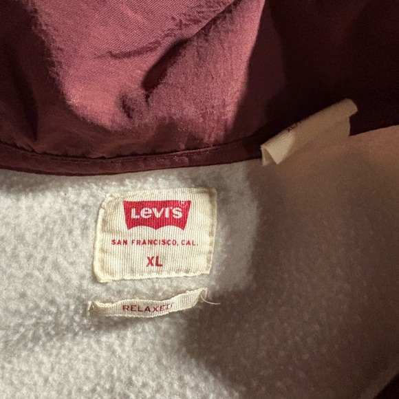 Levi Three quarter Zip‎ Jacket fleece - Picture 3 of 3